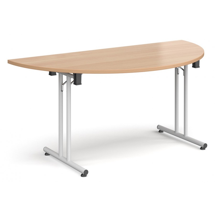 Deco Folding Leg Semi-Circular Meeting Room Table